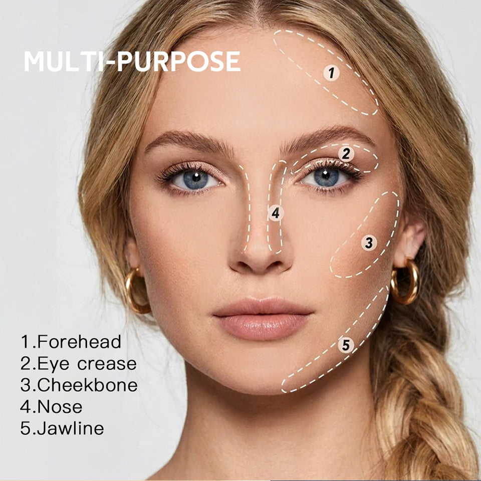 Matte Bronze Powder and Pressed Setting Powder for a Natural Sun Kissed Look