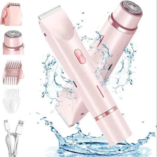 Electric Razor and Hair Trimmer for Smooth Body and Face Hair Removal