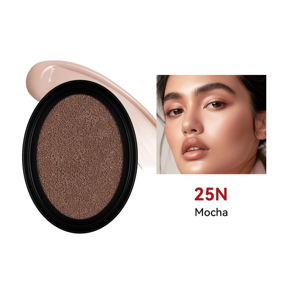 Cushion Foundation Refill and Compact Makeup for Long Lasting Daily Coverage