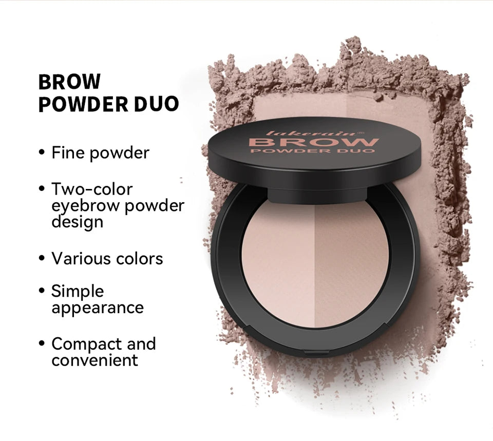 Brow Powder Duo and Eyebrow Enhancer for Natural Defined Eyebrows and Contouring - 9