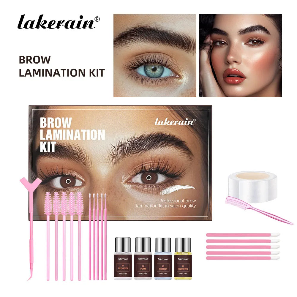 Brow Lamination Kit and Eyebrow Lifting Set for Professional Salon Style Brows