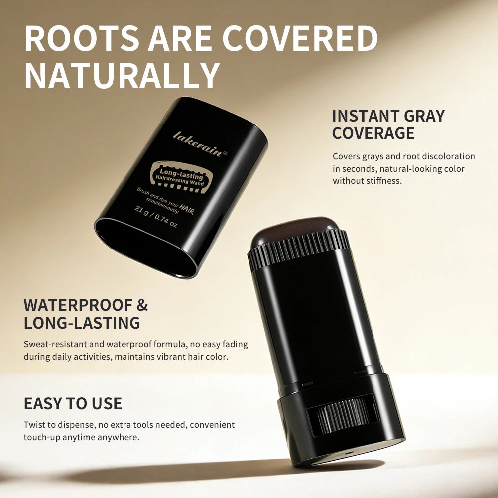 Hair Dye Stick and Gray Root Concealer for Instant Touch Ups and Daily Grooming