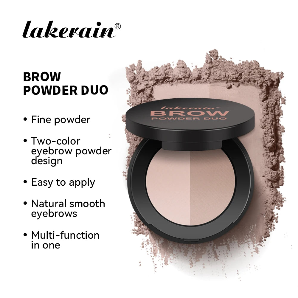 Brow Powder Duo and Eyebrow Enhancer for Natural Defined Eyebrows and Contouring - 3