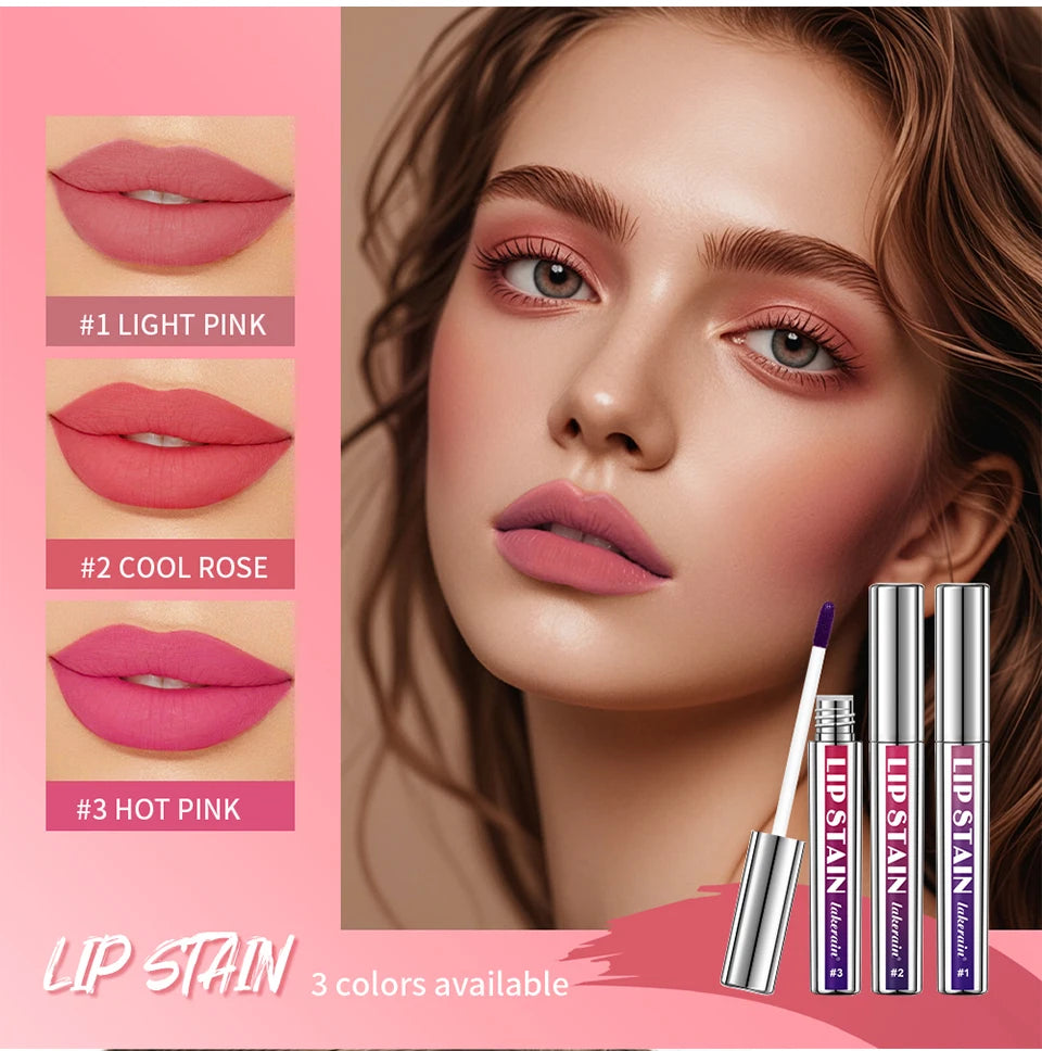 Peel Off Lip Stain and Long Lasting Matte Lip Tint for Daily Wear and Events