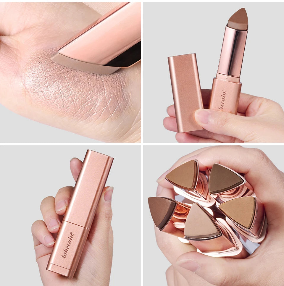Cream Bronzing Stick and Contour Shaping Makeup for a Natural Sun Kissed Glow - 20