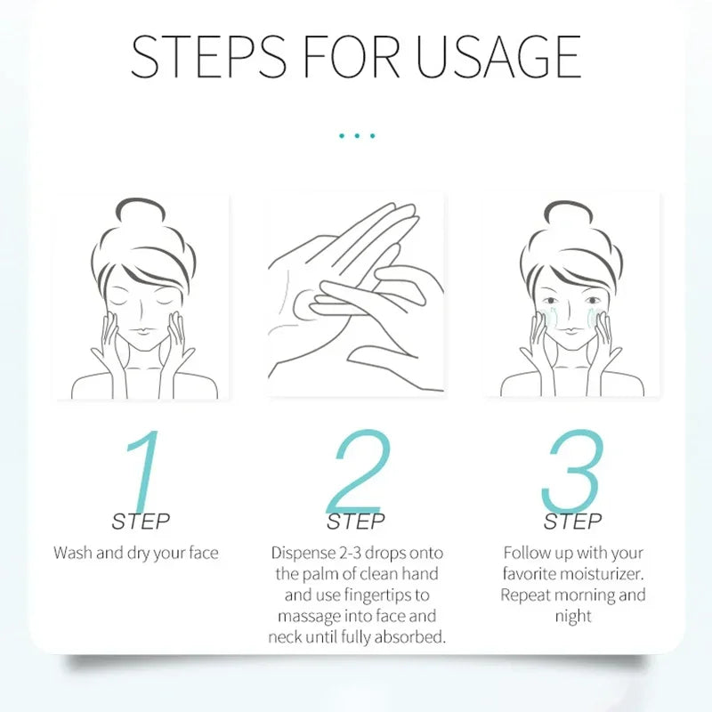Pore Shrinking Serum and Face Tightening Essence for Smooth Radiant Skin