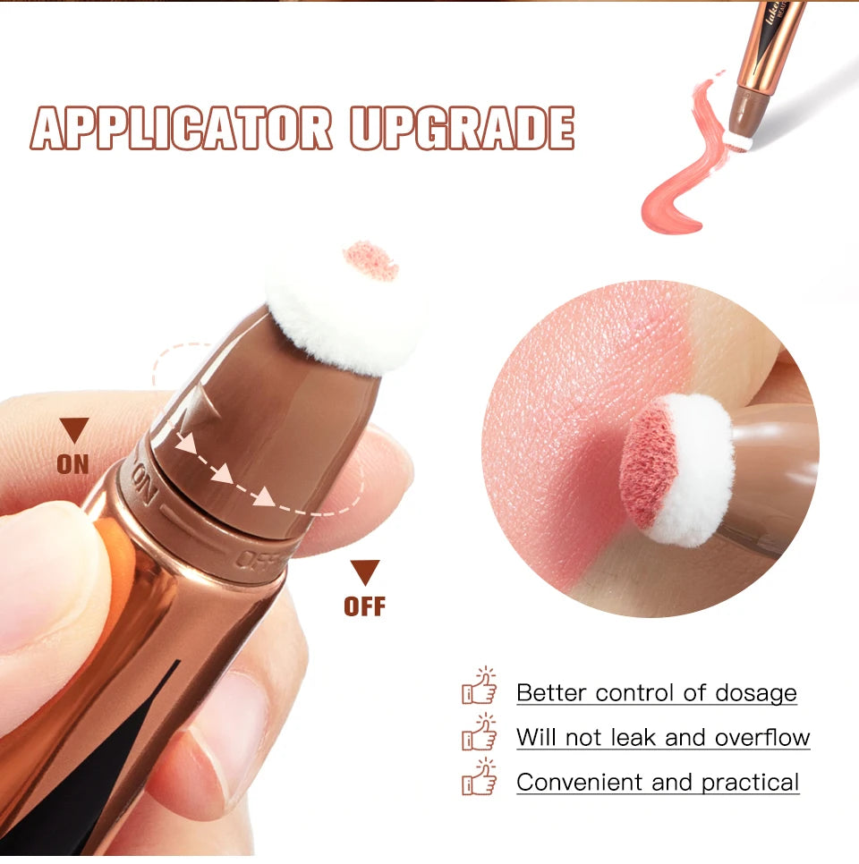 Liquid Face Bronzer and Makeup Contouring Wand for Daily Beauty Routines - 17