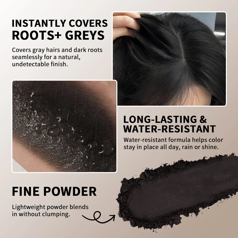 Hair Root Cover Up Powder and Hairline Shadow Makeup for Gray Hair Coverage - 3