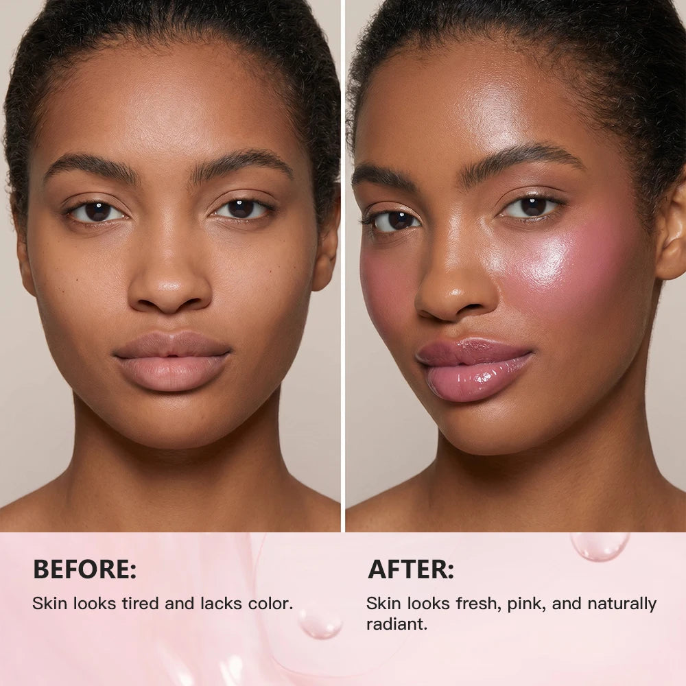 Color Changing Jelly Blush and Floral Tint Stick for Natural Daily Makeup - 4