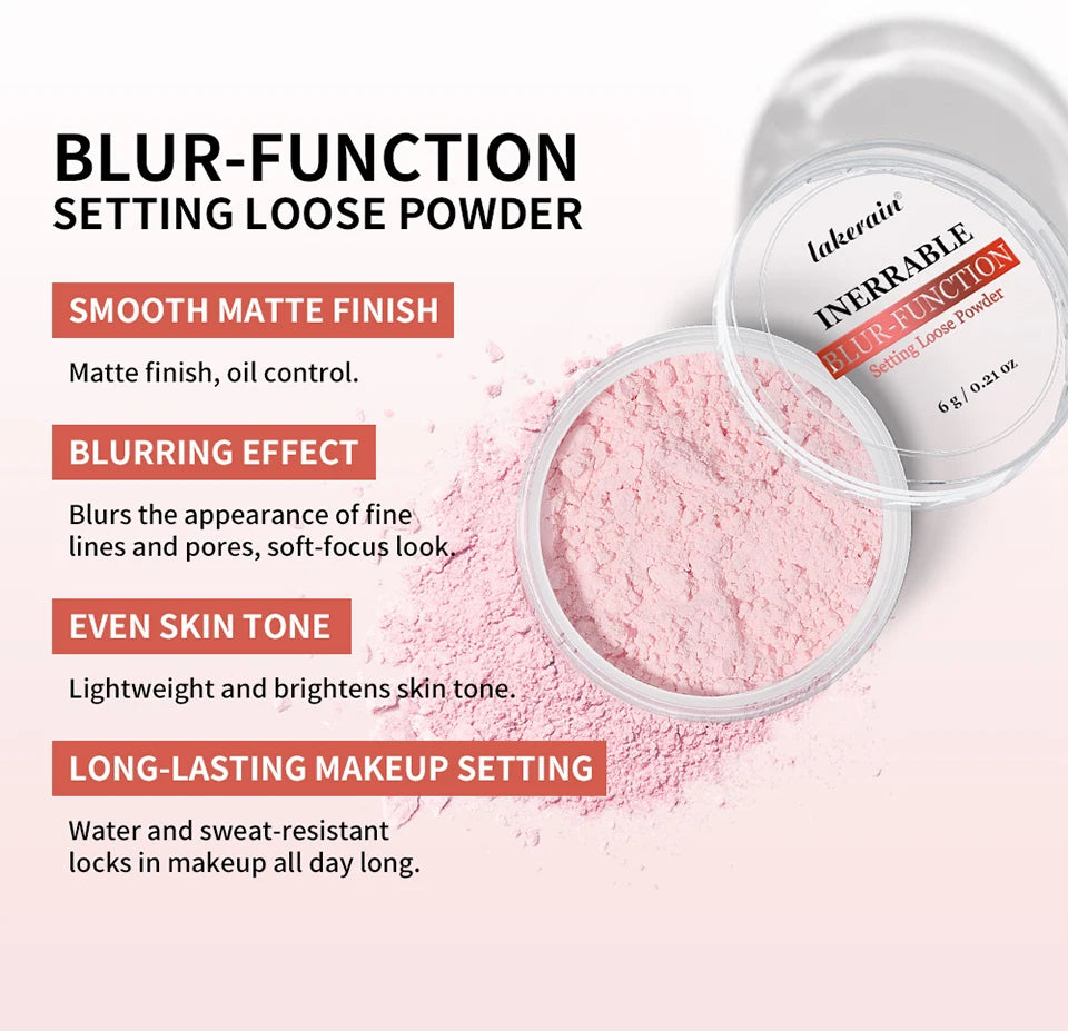 Loose Setting Powder and Finishing Face Powder for long lasting matte makeup