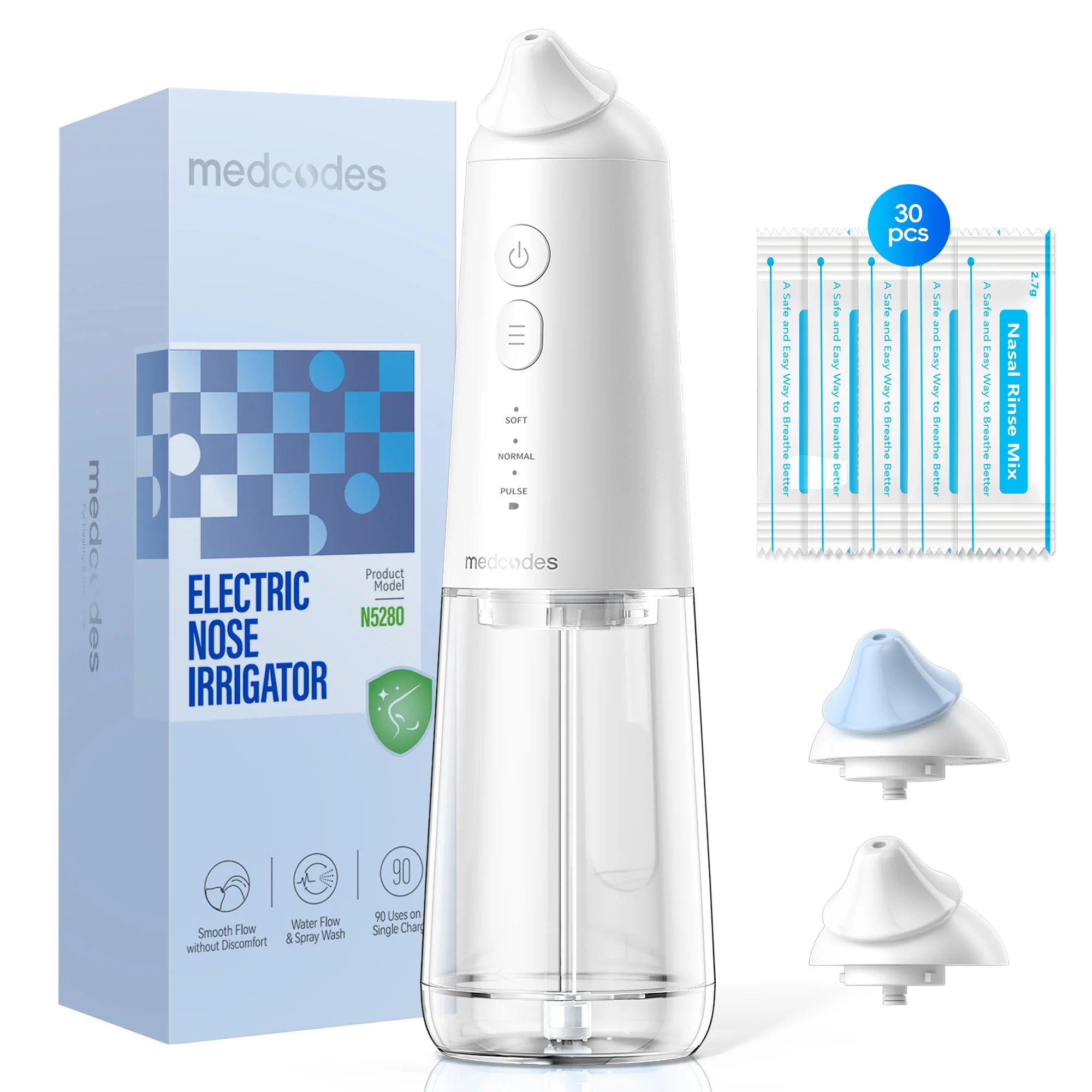 Electric Nasal Irrigator and Sinus Rinse Machine for Daily Allergy Relief at Home - 1