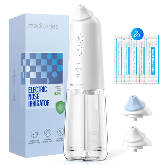 Electric Nasal Irrigator and Sinus Rinse Machine for Daily Allergy Relief at Home