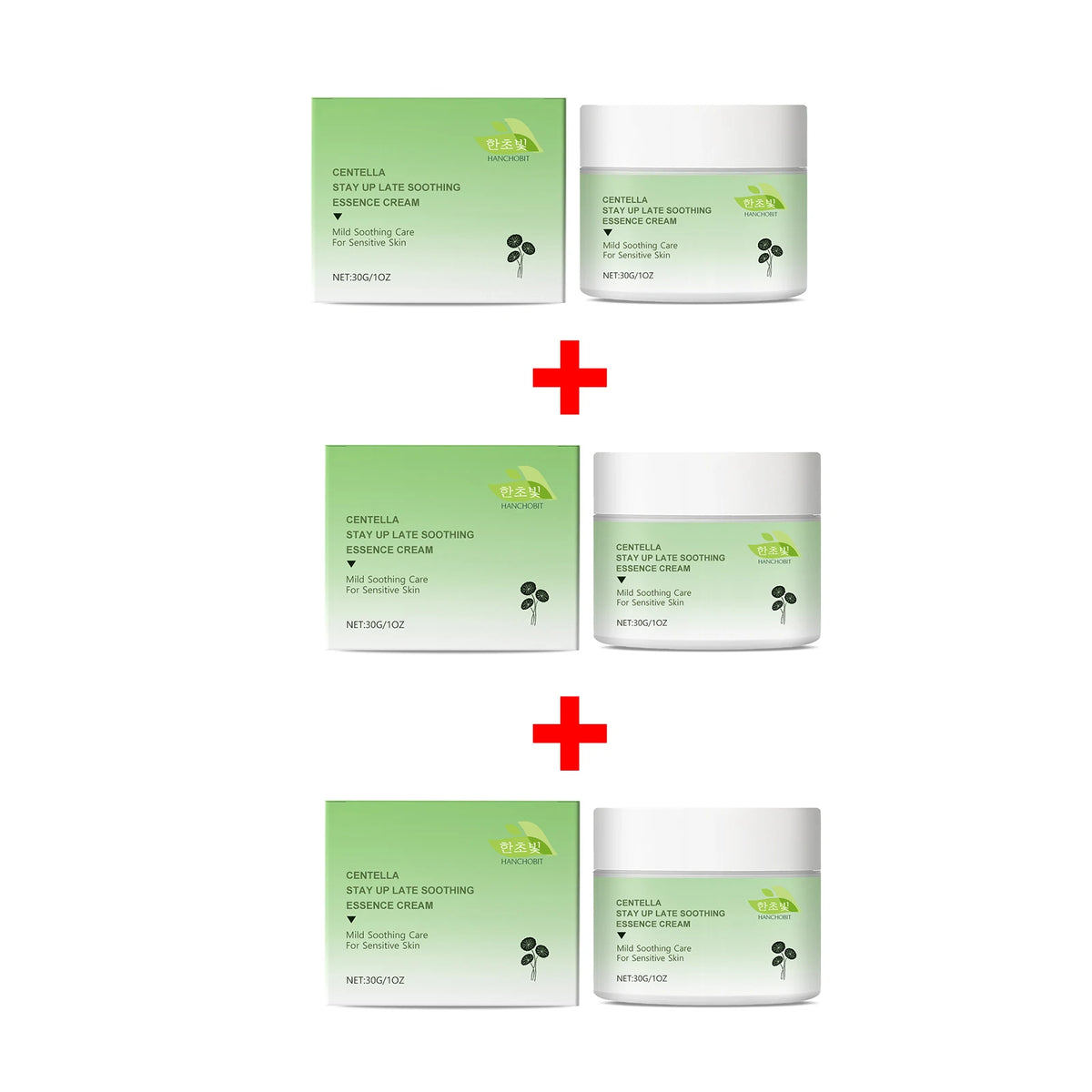 Centella Asiatica Soothing Cream and Calming Moisturizer for Sensitive Skin