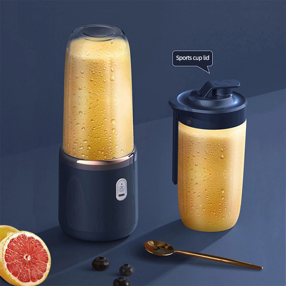 Portable Electric Juicer Cup and Mini Fruit Blender for Healthy Living - 7