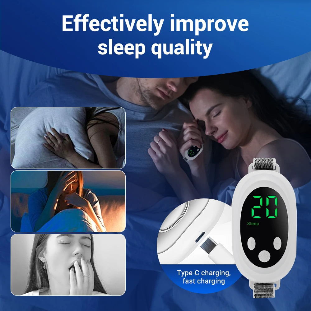 Microcurrent Sleep Aid Device and Insomnia Relief Tool for Better Night Rest