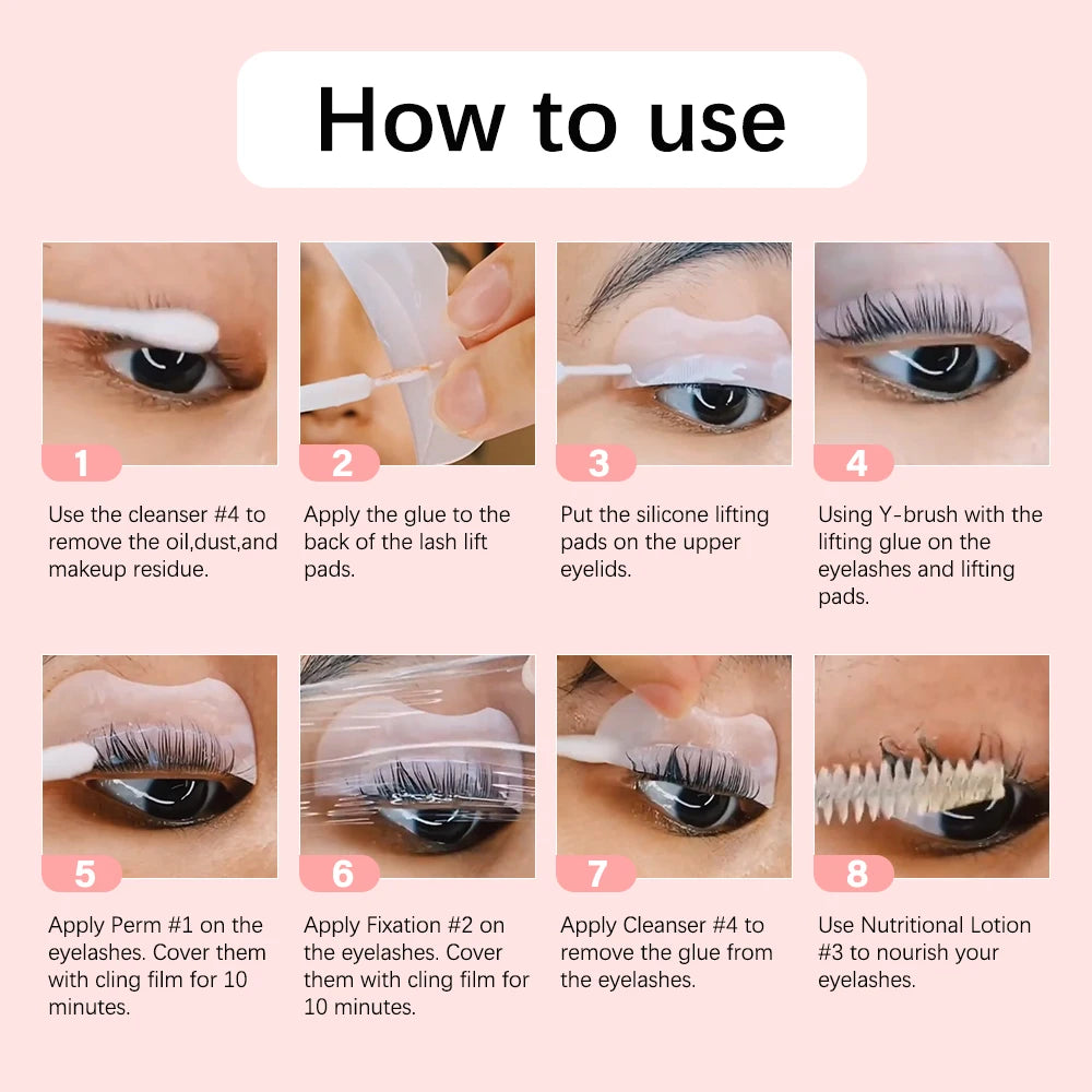 Lash Lift Kit and Eyelash Perming Set for Professional Home Beauty Treatments