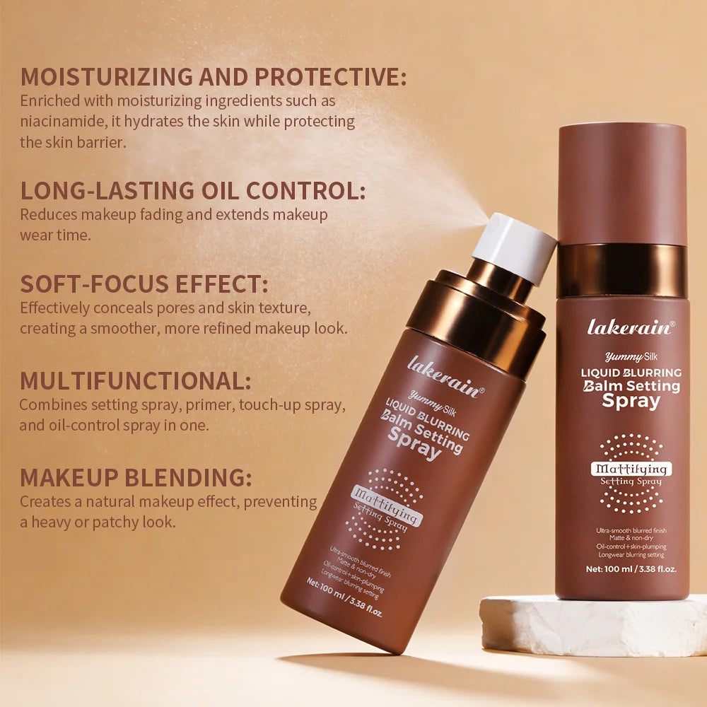 Liquid Blurring Balm Setting Spray and Makeup Fixer for long lasting daily wear - 4