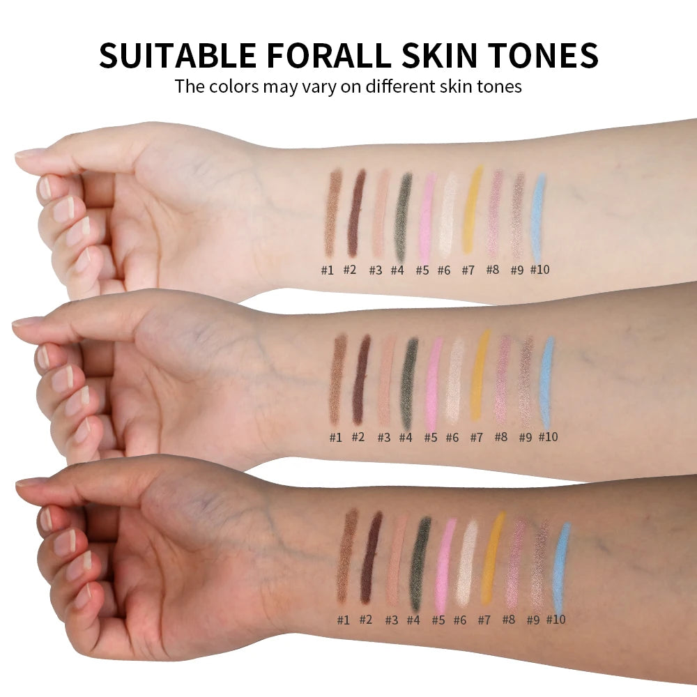 Eyeshadow Stick and Cream Makeup Pencil for Long Lasting Daily Eye Enhancement - 5