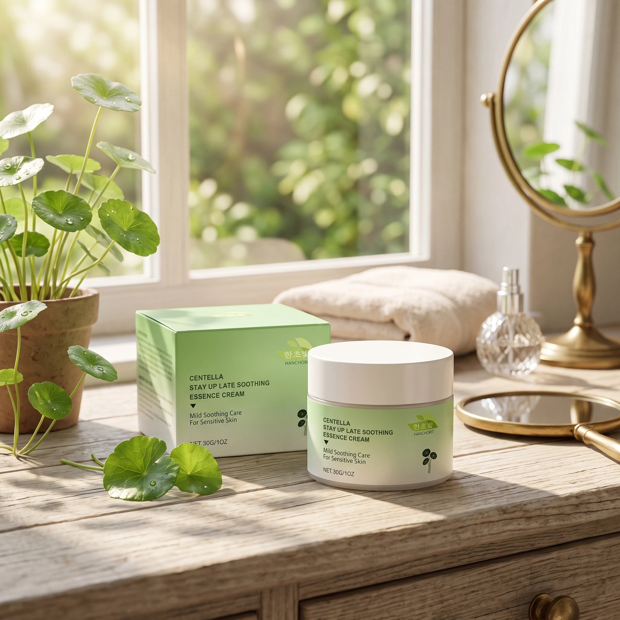 Centella Asiatica Soothing Cream and Calming Moisturizer for Sensitive Skin - 1