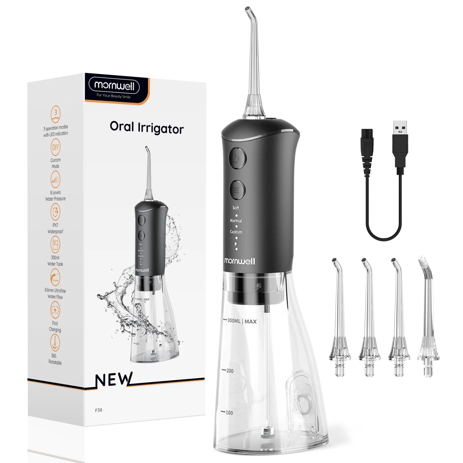 Portable Water Flosser and Dental Oral Irrigator for Daily Teeth Cleaning - 15