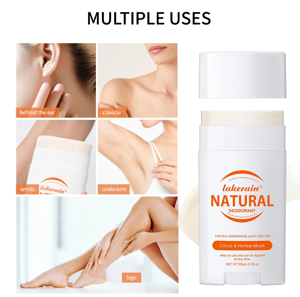 Solid Deodorant Stick and Natural Underarm Balm for Freshness All Day Long - 10