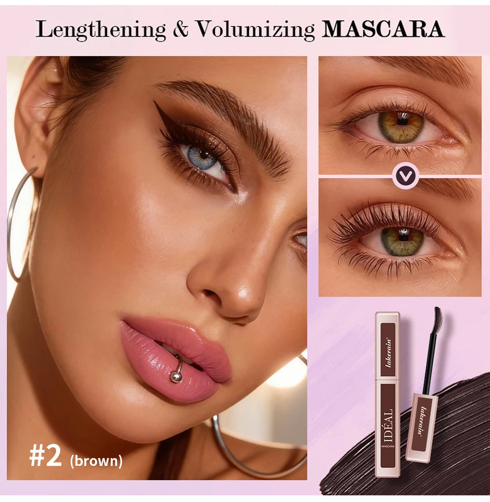 Enhancing Mascara Primer and Lengthening Mascara Set for Dramatic Daily Eye Makeup