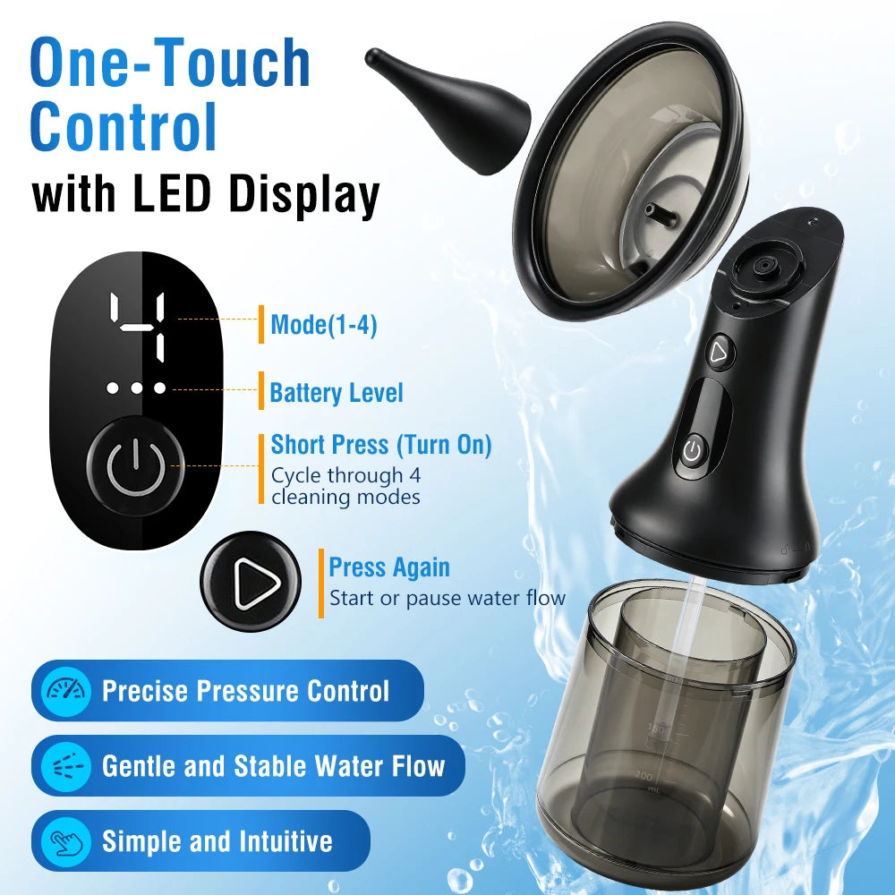 Electric Ear Wax Removal Tool and Irrigation System for Safe Home Ear Care
