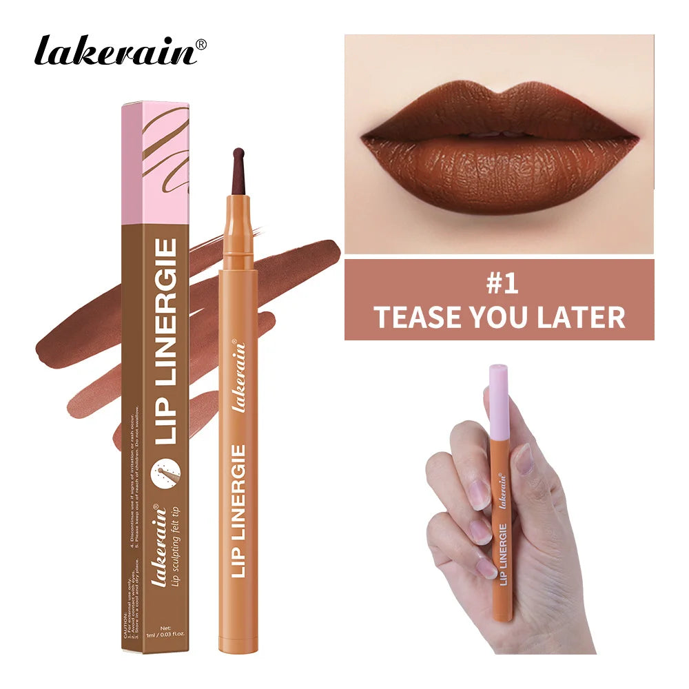Lip Contour Lip Stain and Long Lasting Liner for Perfect Daily Makeup Looks