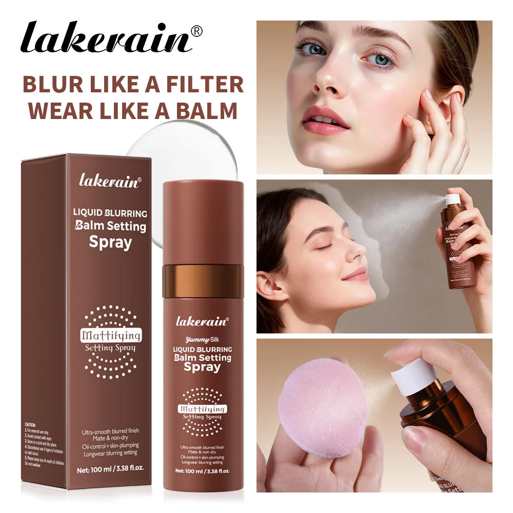 Liquid Blurring Balm Setting Spray and Makeup Fixer for long lasting daily wear