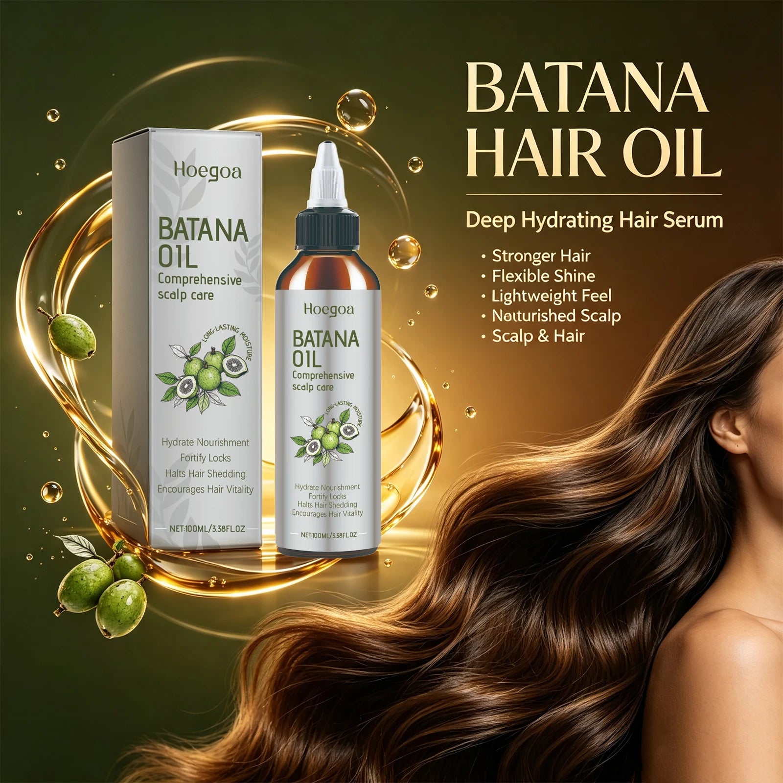 Batana Oil and Scalp Repair Treatment for Stronger Hair and Roots Growth - 1