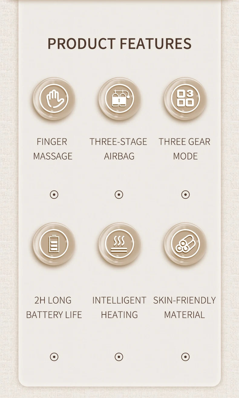 Hand Massager and Compression Glove for Daily Relief at Home or the Office