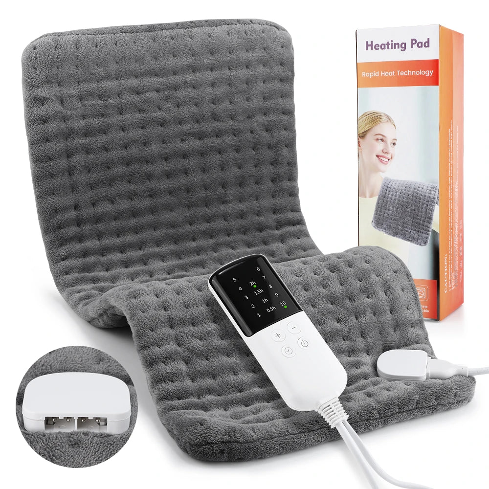 Electric Heating Pad and Thermal Warming Mat for Back Pain Relief at Home - 19