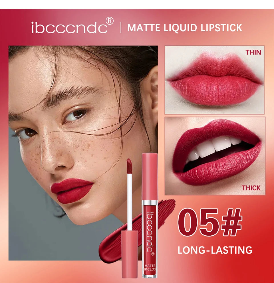 Matte Velvet Lip Gloss and Liquid Lipstick for long lasting everyday makeup wear