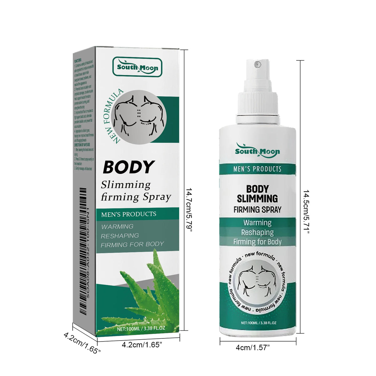 Gynecomastia Removal Spray and Chest Fat Reduction Oil for Men Seeking Muscle Shape