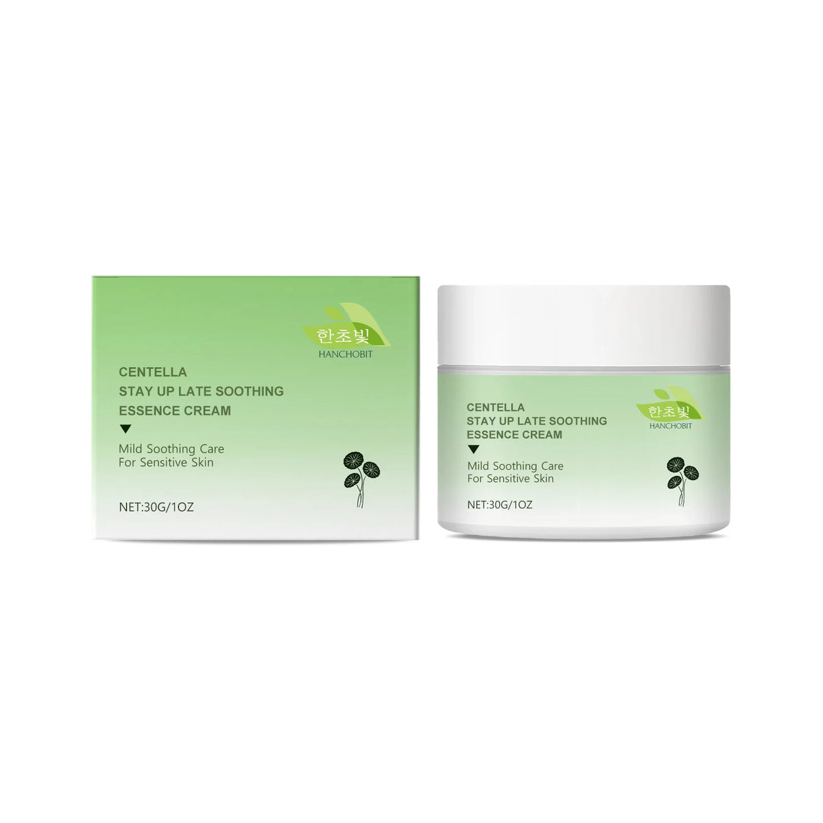 Centella Asiatica Soothing Cream and Calming Moisturizer for Sensitive Skin