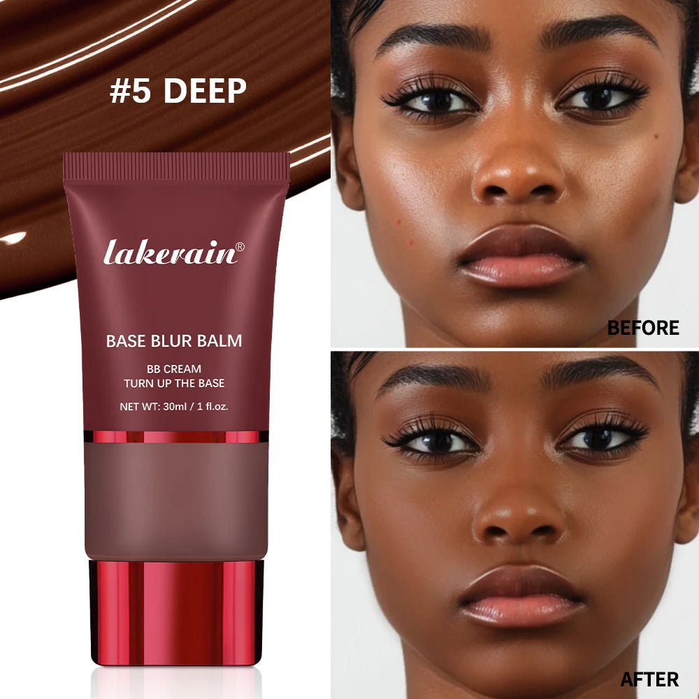 Base Blur Balm and Oil Control Foundation for a Smooth Matte Daily Makeup