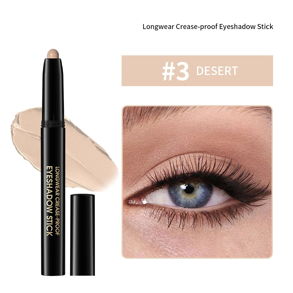 Eyeshadow Stick and Cream Makeup Pencil for Long Lasting Daily Eye Enhancement
