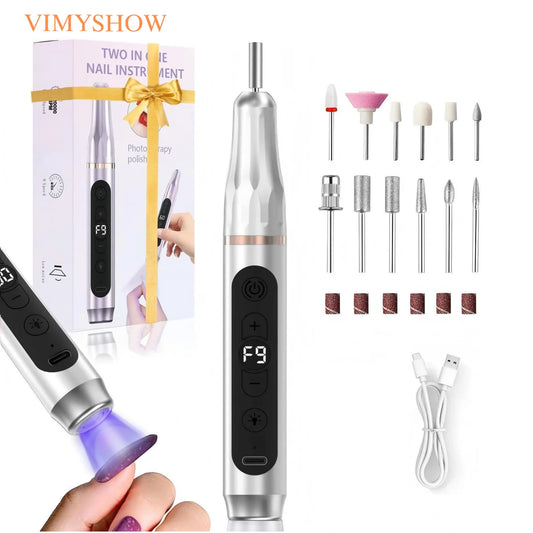Electric Nail Drill and Manicure Tool for Home and Salon Nail Care Routine