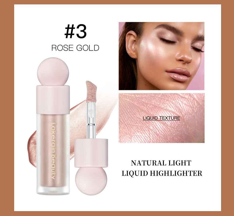 Liquid Highlighter and Shimmer Makeup Luminizer for Radiant Glow and Beauty - 10