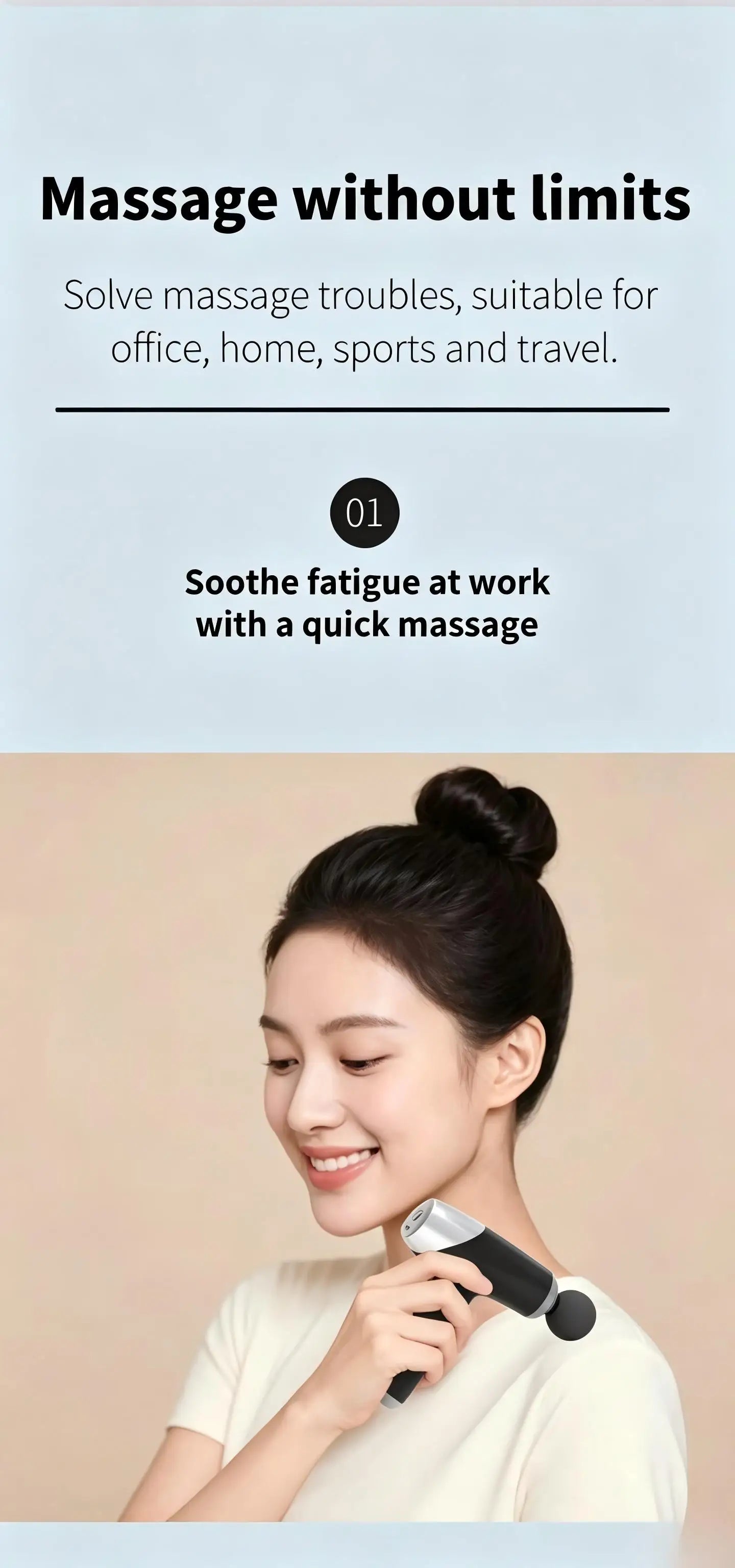 Mini Massage Gun and Percussion Muscle Massager for Post Workout Recovery Relief - 14