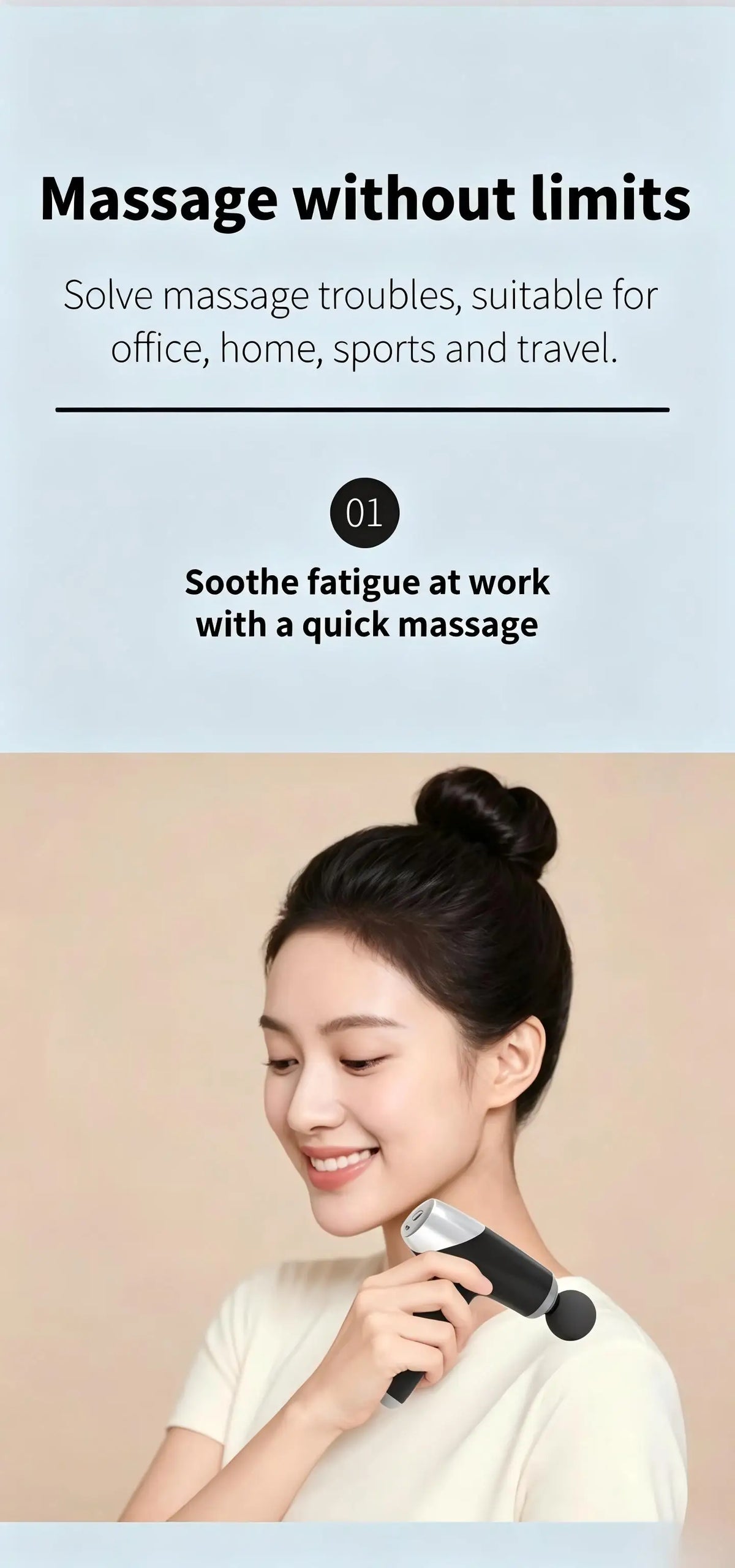 Mini Massage Gun and Percussion Muscle Massager for Post Workout Recovery Relief
