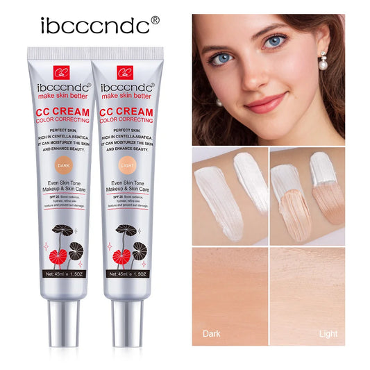 Color Correcting CC Cream and Foundation Makeup for Flawless Daily Skin Coverage