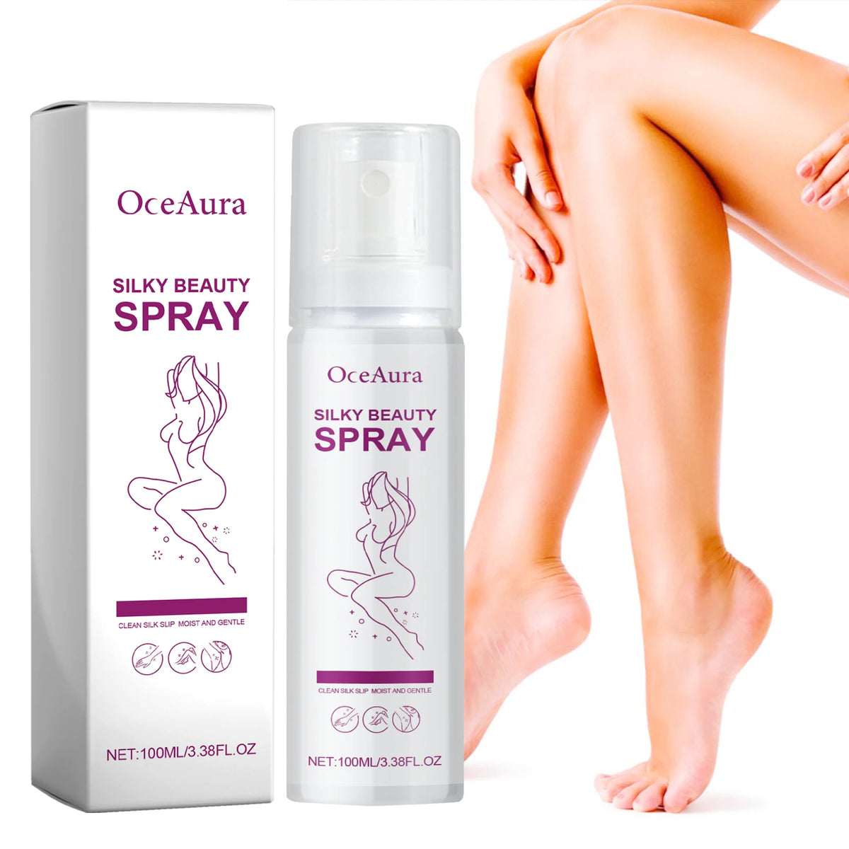 Body Hair Remover Spray and Depilatory Mousse for Smooth Skin Maintenance