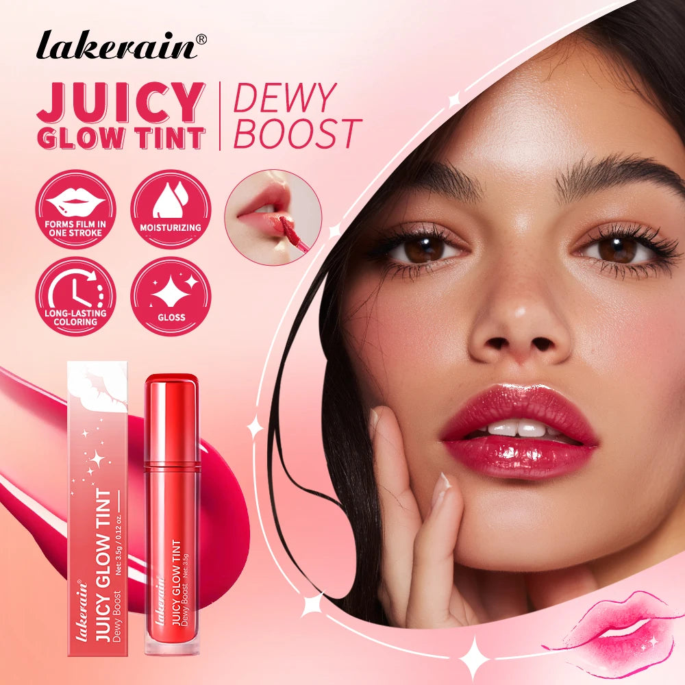 Mirror Lip Glow Tint and Juicy Lip Gloss for Long Lasting Hydration and Shine - 3