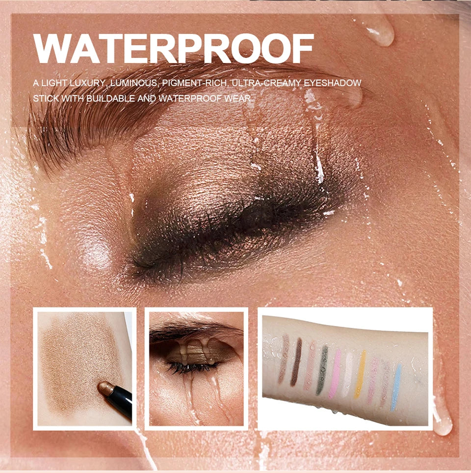Eyeshadow Stick and Cream Makeup Pencil for Long Lasting Daily Eye Enhancement - 10